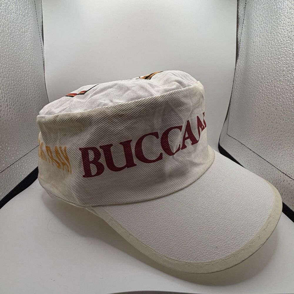 Vintage 80s Tampa Bay Buccaneers McDonalds Painter Hat Cap Bucco Bruce NFL